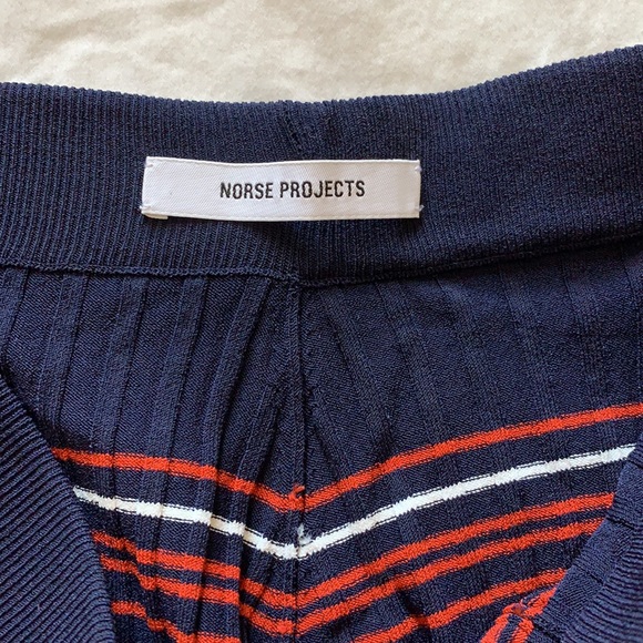 Norse Projects Juno Pleated Stripe Skirt - Picture 5 of 11